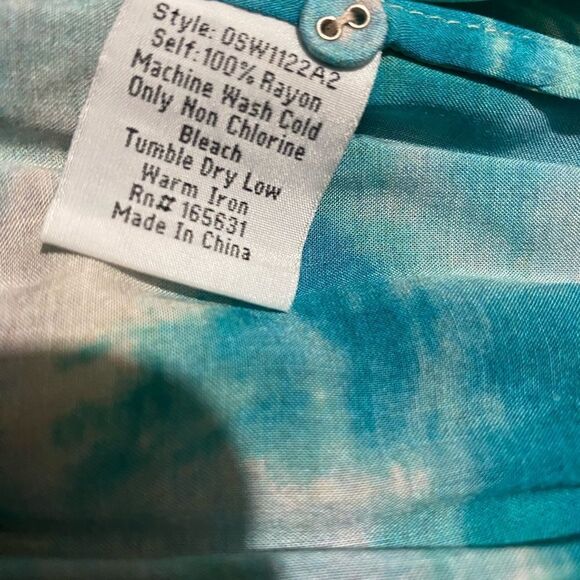 Calme V Neck Maxi Kaftan Dress, size L/XL - Picture 5 of 5